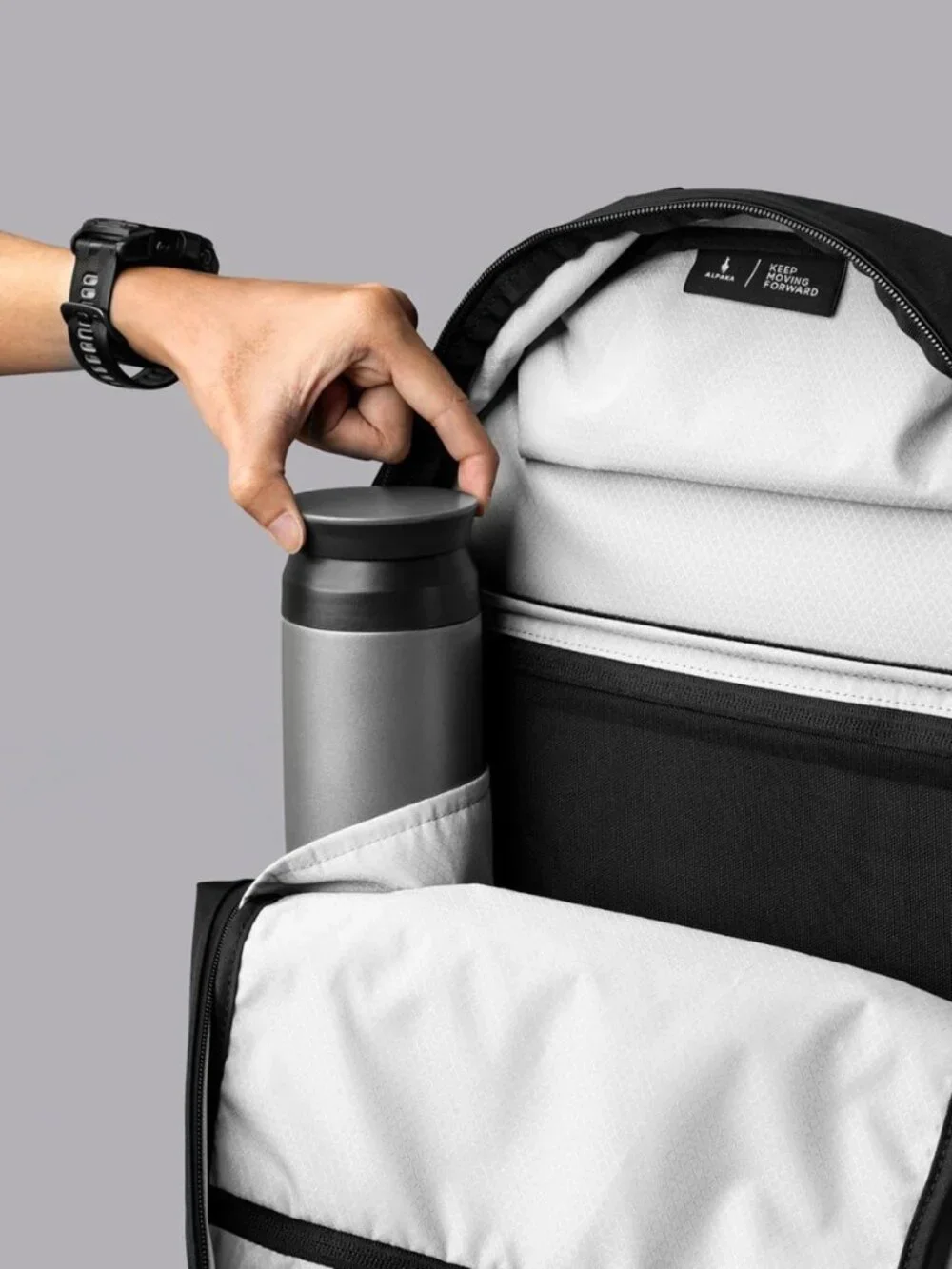 Alpaka Aero Pack Backpack Black 16L Laptop Travel Office Axoflux Tech Minimalist